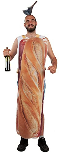 FIESTA Y CARNAVAL, SL Disfraz de Bocadillo de Jamón para Adulto