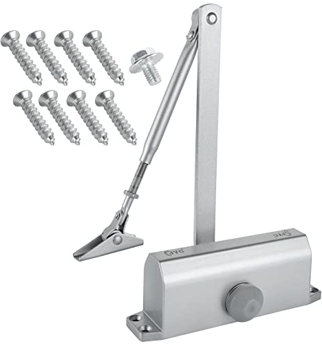 STARVAST Chiudiporta idraulico automatico (45-65 kg) regolabile Groom chiudiporta automatico, ideale per porte commerciali e private