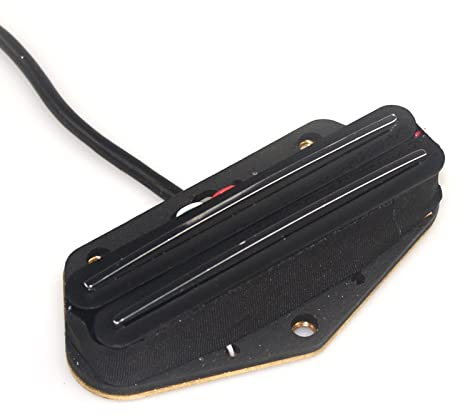 ZENGXUE Humbucker Bridge Pickups Für Telecaster E-Gitarren Dual-Coil Bridge Pickups Dual-Track-Pickups Humbucker Tonabnehmer Set (Color : Black)