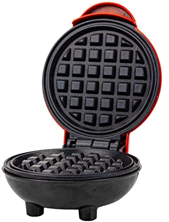 CJCSM Mini Waffle Pan, Baking Pan Mold Cake Oven Breakfast Waffle Maker Silicone Mold (Uk 220v)