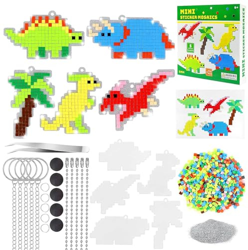 Meetory 5mm Bügelperlen Set -1030 Stück Mosaik Bastelset Bügelperlen Wohnung, Kreativ Basteln DIY Bastelset Schüler für Geburtstagsgeschenke Party Beschäftigung