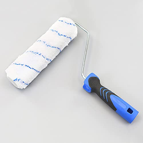 QBREZA 2 Installed Floor Paint Roller Brush Interior Wall Paint Latex Paint Floor Paint Roller Brush 9 Inch Paint Tool Roller Brush