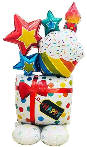 Folienballon mit Standfuß, 1 m
