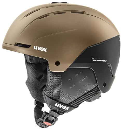 uvex stance, Skidhjälmen unisex, brown-black matt, 54-58 cm