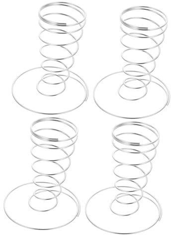 4pcs Cone Ice Cream Exhibition Ice Cream Cone Rack Tray Decor For Appetizer Charcuterie Cone Ice Cream Cone Holders Mini Paper Cups Drip Sushi Stainless Steel Fries