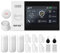 XNY Voller Touchscreen Funk Alarmanlage Haus, Haus Alarmanlage Komplett Set, GSM WLAN Alarmanlage Wohnung mit APP Alarm, 16-Stück-Kit (Fenster Tür Sensoren, Bewegungsmelder, Fernbedienungen, Sirene)