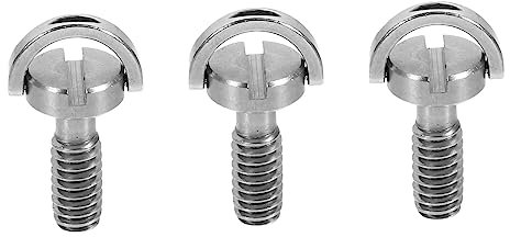 Gadpiparty Plaque De Fixation Rapide pour Appareil Photo Lot De 3 Vis à Anneau Compatible Trépied Et Monopode Vis 1/4 Pouce en Acier Inoxydable Accessoires Photo Pratiques Photographie en Extérieur