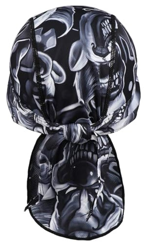HASAGEI Sports Bandana Cap Herrem Damen Biker Bandanas Kopftuch Hat - Max 6