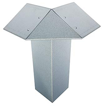 innogard Extension de clôture à escargots 90° type AZ01 Galvalume aluminium/zinc