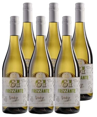 61 Frizzante 5.5 Vino Blanco Verdejo (6 Botellas x 750ml)