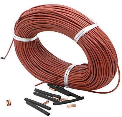 LKXHarleya Cable De CalefaccióN Por Suelo Radiante, Cable De CalefaccióN Radiante Por Infrarrojos PortáTil, Accesorio De Termostato De CalefaccióN Por Suelo Radiante Para Suelo CáLido, 100 M