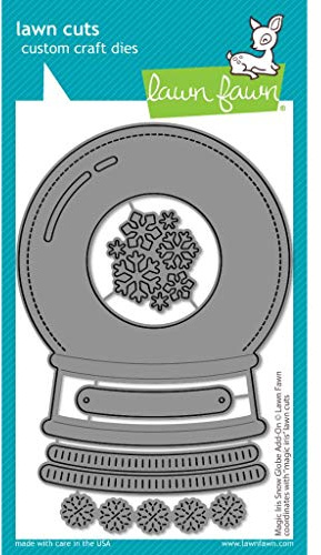 Lawn Cuts Custom Craft Die -Magic Iris Snow Globe Add-On