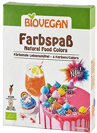 Biovegan - Farbspaß jetzt mit 6 Farben - 6x8 g - 7er Pack