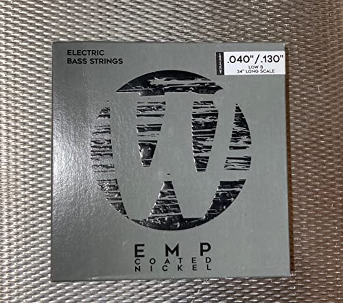 Warwick EMP Coated Bass String Set, Nickel-Plated Steel - 5-String, Low B, Medium Light.040-.130