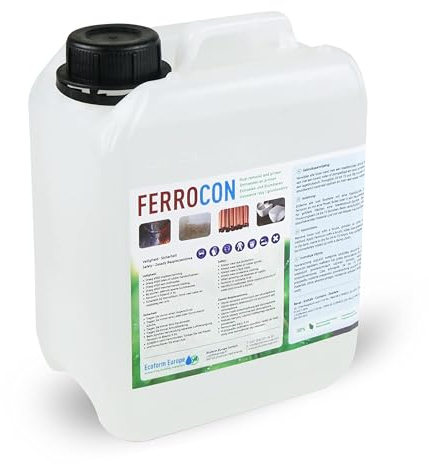 Ecoform Ferrocon Rostumwandler - Rostlöser - Rostentferner für Auto, Haus, Garten - Bestens geeignet für Terrassenplatten - 10 Liter