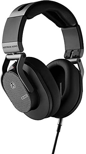 Austrian Audio Hi-X65 Casque de studio circum-aural avec coussinets spéciaux en mousse à mémoire de forme pour mixage et mastering, prise jack 3,5 mm Noir