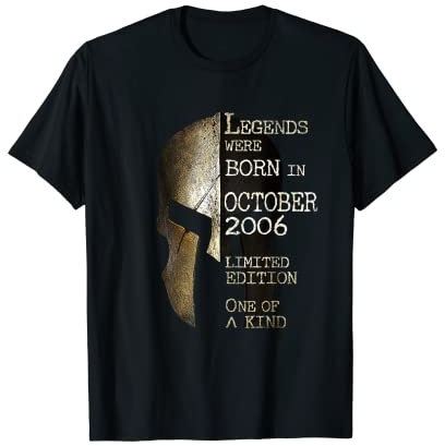 Les Légendes sont nées en Octobre 2006 T-Shirt