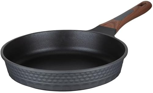 RESTO Bratpfanne 28cm, H = 6,0cm | PFLUON Antihaftbeschichtung | Pfanne Aluguss | ergonomischer Griff | Für alle Herdarten auch Induktion | PFOA frei