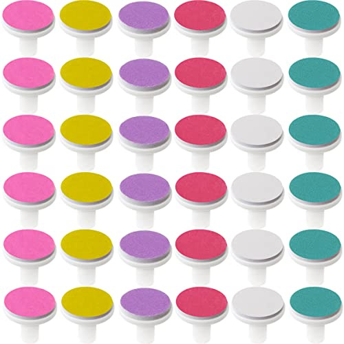 NSBELL 36PCS Baby Nail File Pads Nail Trimmer Replacement Pads Electric Baby Nail Grinding Heads for Standard Electric Kid Nail Trimmer