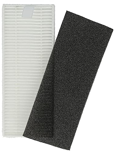 vhbw Set di filtri compatibile con Rowenta X-plorer serie 20 RR6825WH aspiratore - 2x filtro di ricambio (filtro, filtro in spugna)