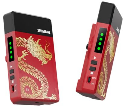 Shimbol TP Mini système de transmission vidéo sans fil, émetteur et récepteur HDMI avec latence de 0,07 s, portée de 600 m, prise en charge jusqu'à 1080 p