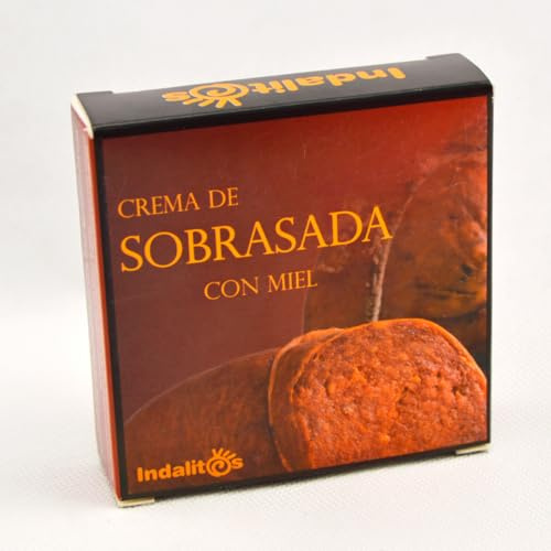 Indalitos - Crema de sobrasada ibérica con Miel -Pack de 6 x 70g