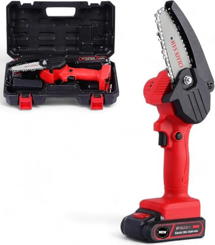 Briconess.com Motosega sega da pota a batteria con motore brushless barra 10 cm 2 batterie 21V 4 Ah