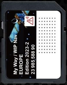 Tarjeta SD genérica navegación GPS Europa 2023 compatible con WIP Nav o MyWay, Coche, Touch Screen, GPS