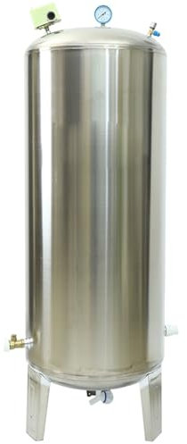 Depósito De Presión De Pozo, Depósito De Presión De Acero Inoxidable for Viviendas, Depósito Automático De Suministro De Agua for Viviendas Industria Agrícola, Con Accesorios De Montaje(60L/15.8Gal)