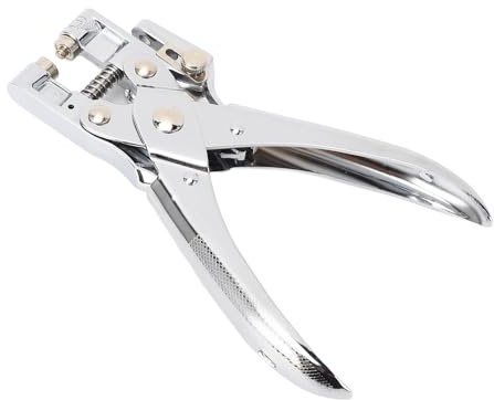 Riuulity Robus 5mm Single Loch Puncher, Nicht -Slip -Grip Öle Handheld Stanzwerkzeug für Schule und Büro, Cr Beschichtung