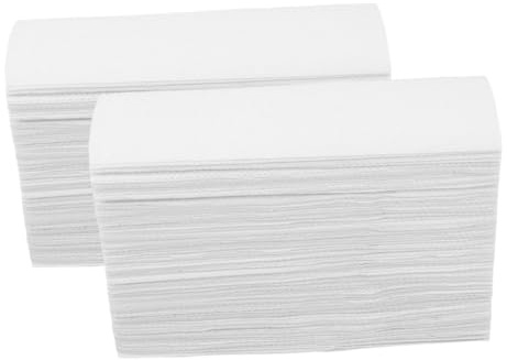 Healvian 2er Pack Pack Kommerzielle Papierhandtücher für Badezimmer Weiche Saugfähige Handtücher für Hotels und Restaurants Geeignet für Spender und Vielseitigen Einsatz