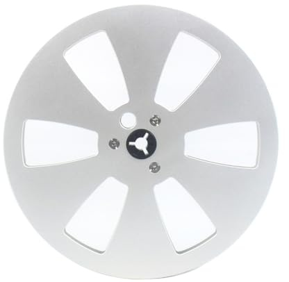 XAGMODSHN 1/4 7inch Empty Reel for Reel to Reel Tape Recorders for Open Reel Sound Deck, Aluminum Alloy Reel