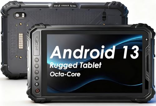 Kayoote SS9 Pro 8 Tablet Rugged Android 13, MT6789 Octa-Core 8GB RAM 256GB ROM Tablet Industriale, Batteria 7800mAh, IP68 Impermeabile, 4G LTE, NFC, BT 5.0, GPS, Fotocamera 13MP+5MP, Outdoor