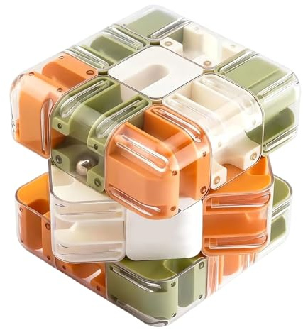 2026 Rompecabezas de Cubo de Laberinto 3D Grande, 3x3 Laberinto de Bolas, Engaging Brain Teaser Toy, para Niños y Adultos (B)