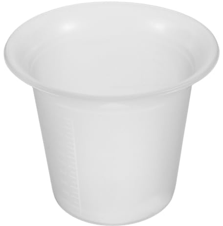 NULYLU Cubo Resistente y Estable de Plástico con Diseño Esmerilado para Orinar Portátil Fondo Redondo para Hombres y Niños en Dormitorios y Salas de Hospital