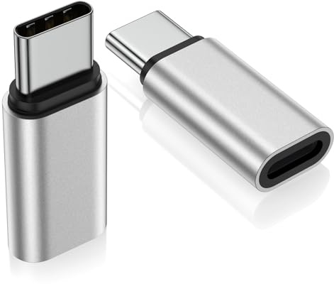 kigpozi 2Pack Lightning to USB C Adapter for iPhone,Charging/Data Transfer | Fast Charging Data Transfer Converter, Type C Adaptor,for iPhone 17 16 15 Pro Max Plus Samsung iPad, Not for Audio/OTG