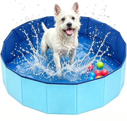 Foldable Dog Pool for Large Dogs Bath Pool (80x20cm)