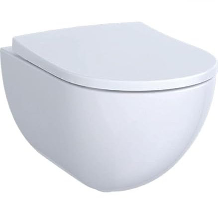 Geberit - WC sospeso rimfree senza flangia ACANTO carenato con sedile freno di caduta