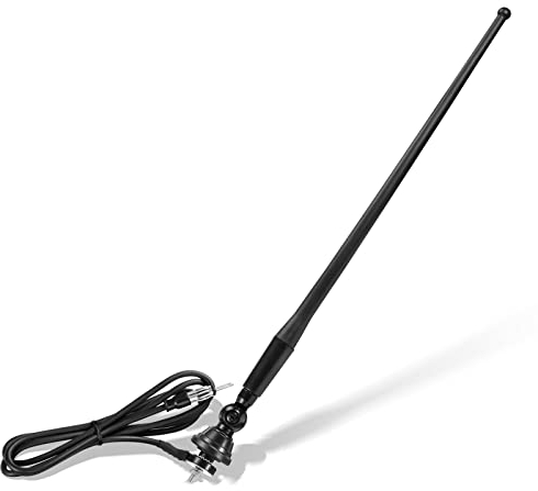 Eightwood Marine-Radioantenne, wasserdicht, AM-FMM-Antenne, kann verwendet werden für Boot, Auto, LKW, Wohnwagen, Wohnmobil, Yacht