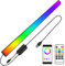 Melofo RGB Under Monitor Light Bar Gaming RGB LED Lightbars with Smart APP Bluetooth Remote Control Speed Adjustable Color Changing RGBIC USB Powered Desk Light Bar for PC Game Computer TV