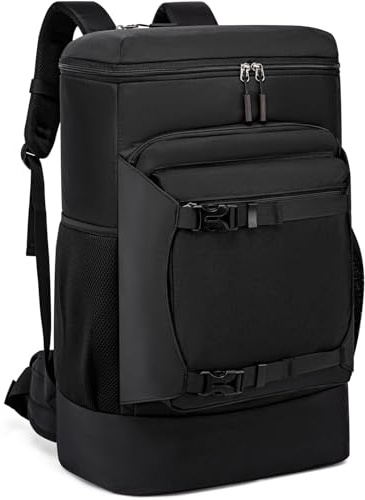 Asenlin reseryggsäck för kvinnor män, 40 L extra stor handbagage ryggsäck, Svart, 20-inch, Reseryggsäck
