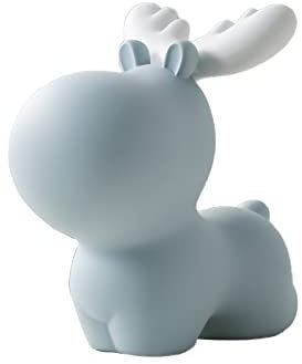 RUTAVM Sparschwein Hochzeit Niedliches Rehkitz-Sparschwein, Spardose, Geschenk Für Jungen, Mädchen, Dekoration, Geburtstag, Weihnachten, Neujahr Sparschwein Groß (Blue : A, Size : S)