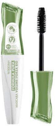 Deborah Milano - Mascara Formula Pura BIO Volume e Forza, Alta Tollerabilità senza Parabeni, Effetto Volumizzante e Rinforzante a Lunga Durata, Dona Ciglia Nutrite e Forti, Nero, 12 ml