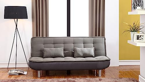 MUEBLIX.COM | Sofa Otero 2 Plazas | Sofas de Salón Modernos | Asiento Poliester, Tapizado Posterior e Interior | Respaldo Capitoné | Sofa de Diseño