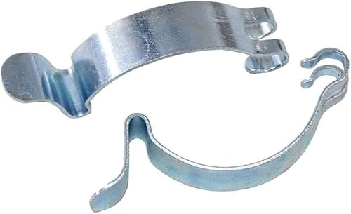 Rosojodg 2 silberfarbene Auto-Luftfilter, Reinigungsgehäuse, Box, Deckel, Federklemme, Auto-Zubehör, Automobil-Ersatz-Luftfilter