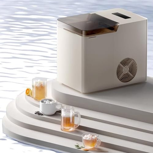 Mini Countertop Ice Maker, Ice Maker Machine 7 Mins 9 Bullet Ice, 30lbs/24Hrs, Portable With Self-Cleaning, Ice Scoop，for Home/Party/Kitchen/Bar