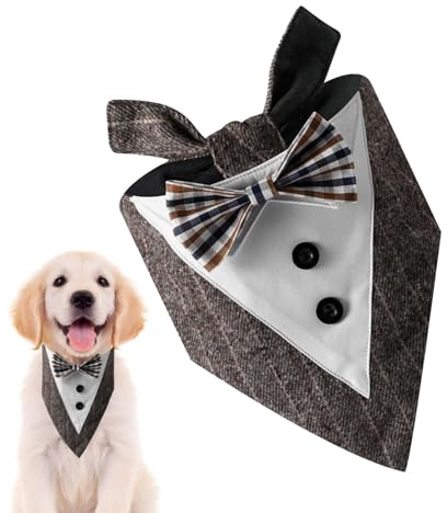 Bandana för hundar, hundhalsdukar | Fashionabel hundhalsduk, triangelformad hundhalsduk – hundnäsduk. Vackra hundtillbehör för fester, bröllop, fotografering