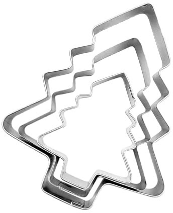 Emporte-pièce en métal de Noël, emporte-pièce de Noël, moule à biscuits en acier inoxydable | Coupe-biscuits de Noël antiadhésifs, moule de révision de Noël en d'épice pour la pâtisserie