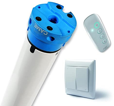 Kit Tubulaire CAME MONDRIAN R5 radio pour volets roulants avec une puissance de 30NM et un poids de 52 kg, moteur à mouvement régulier et silencieux.