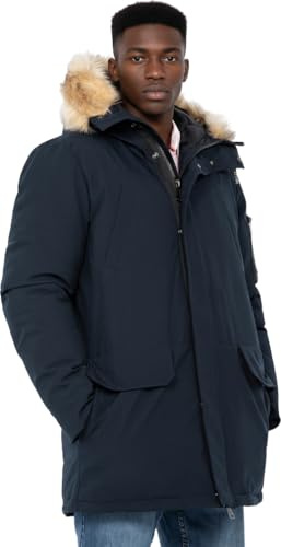 Schott NYC Anorak för män, marinblå, L